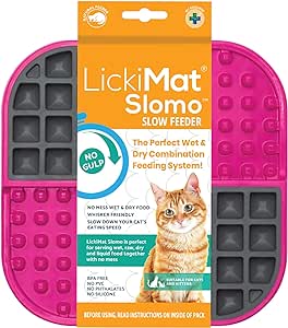 LickiMat Slomo for Cats- Pink